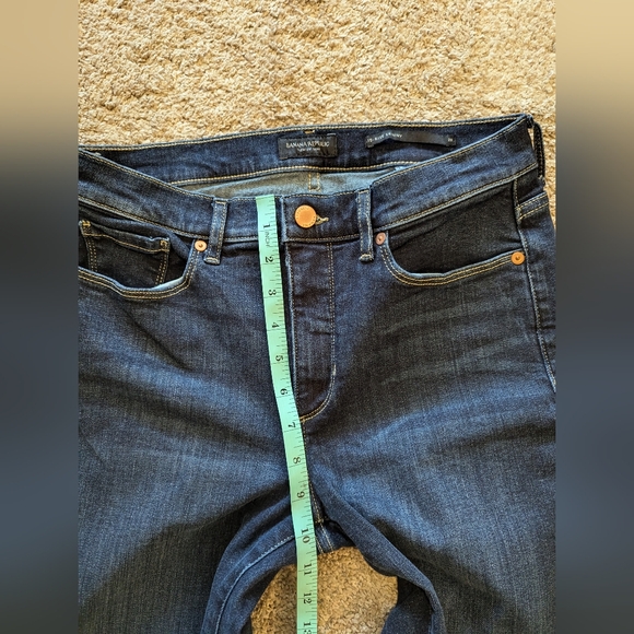 Banana Republic Mid rise Skinny Jeans Size 28 in Una Wash - Picture 4 of 9